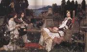 John William Waterhouse Saint Cecilia Spain oil painting artist